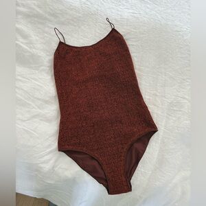 Oseree Rust One Piece Swimsuit